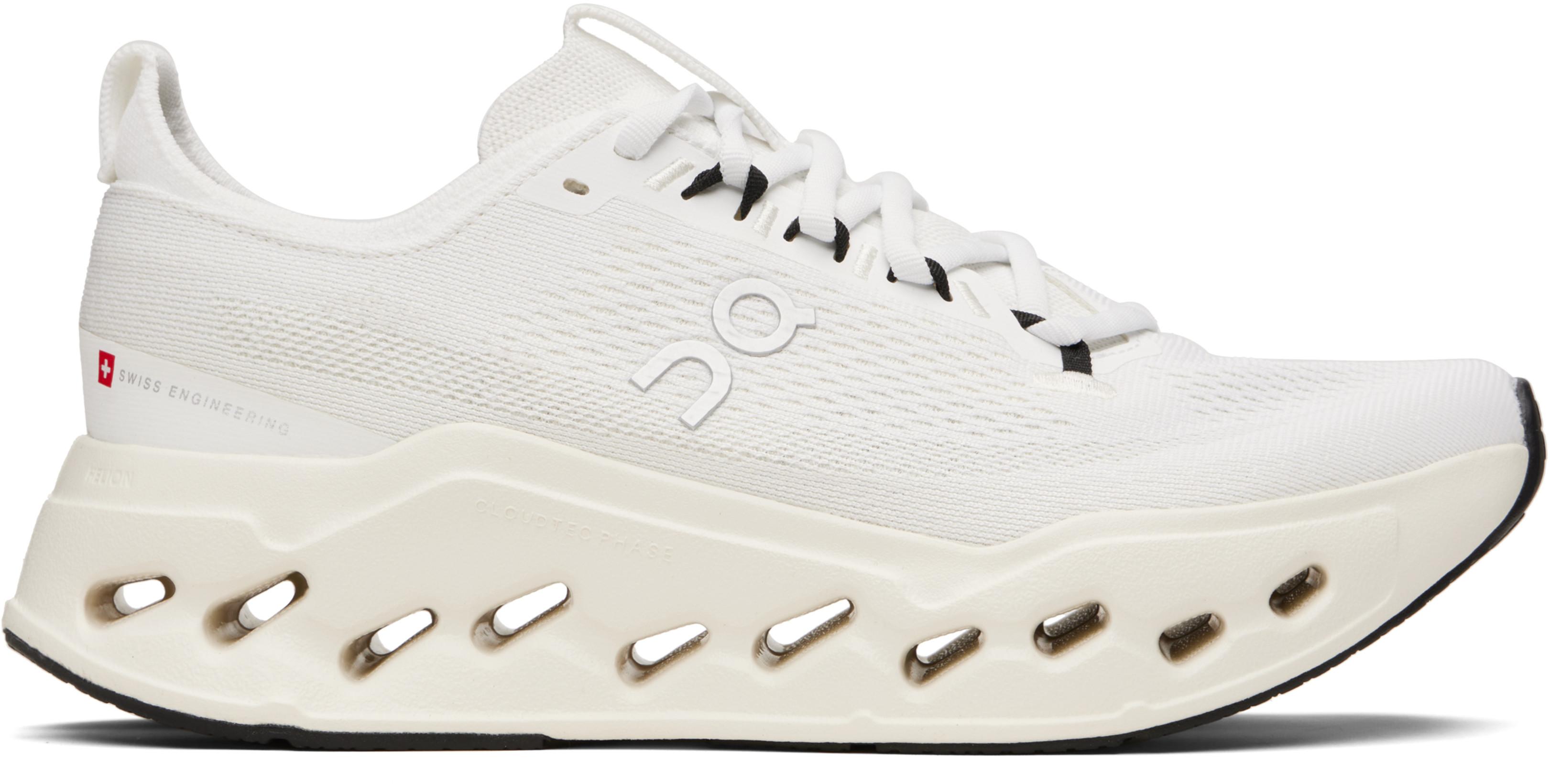 White Cloudsurfer Max Sneakers by ON RUNNING