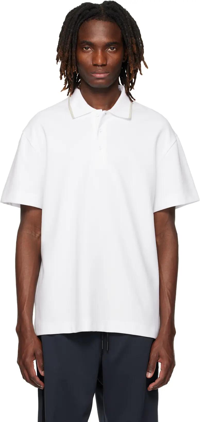 White Courtside Polo by ON RUNNING