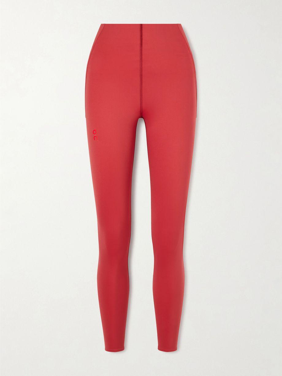 Year Of The Horse 7/8 cropped stretch recycled leggings by ON RUNNING