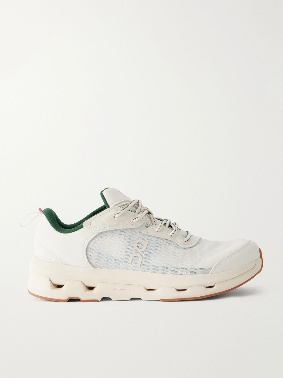 + Zendaya Cloudzone Moon rubber-trimmed mesh sneakers by ON RUNNING