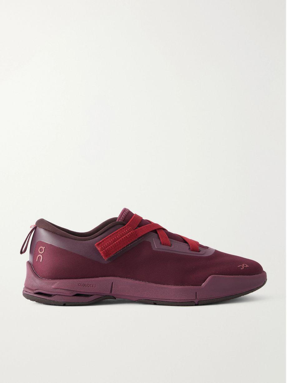 + Zendaya Cloudzone Moon rubber-trimmed mesh sneakers by ON RUNNING