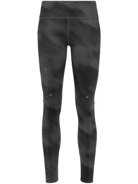 graphic-print performance leggings by ON RUNNING