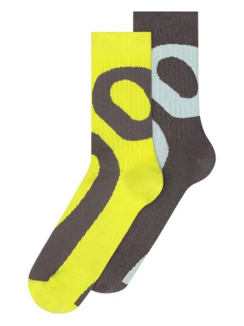 logo-patterned socks (pack of two) by ON RUNNING