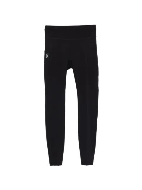 logo-print performance tights by ON RUNNING