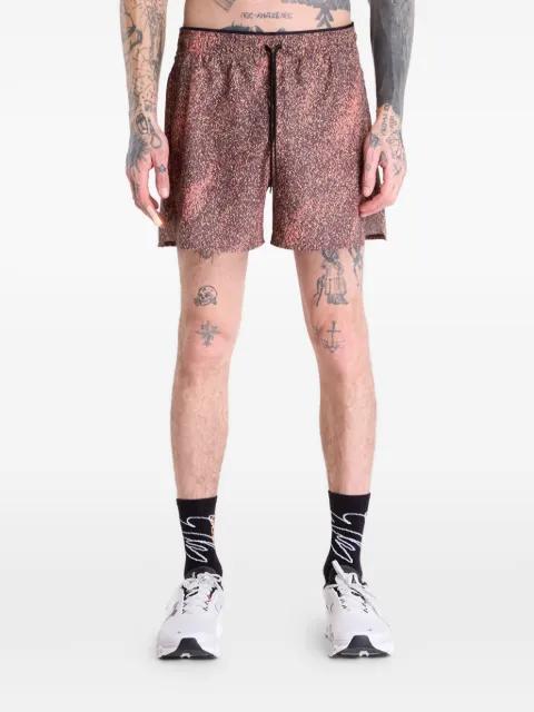 print trail track shorts by ON RUNNING