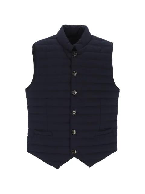 button-down waistcoat by ON THE BUND