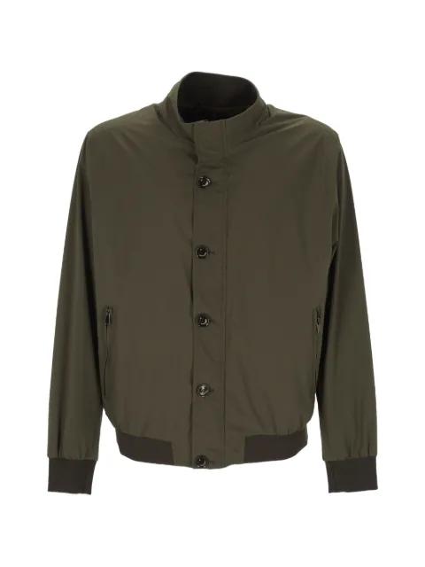 button-front bomber jacket by ON THE BUND