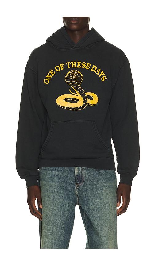 ONE OF THESE DAYS Cobra Pullover Hoodie in Black by ONE OF THESE DAYS