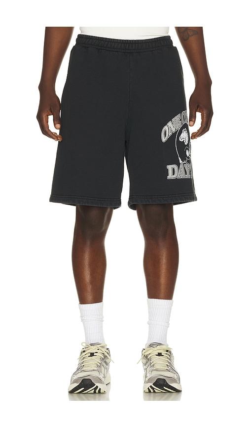 ONE OF THESE DAYS Days Usa Sweatshort in Black by ONE OF THESE DAYS