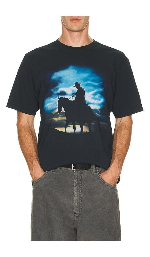 ONE OF THESE DAYS Harvest Moon Tee in Black by ONE OF THESE DAYS