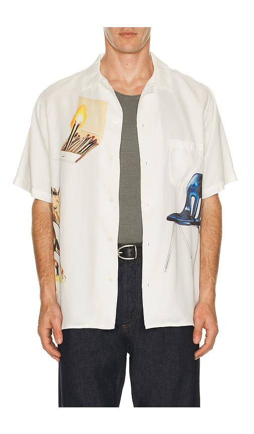 ONE OF THESE DAYS I Never Believed in Much, But I Believe in You Camp Shirt in White by ONE OF THESE DAYS