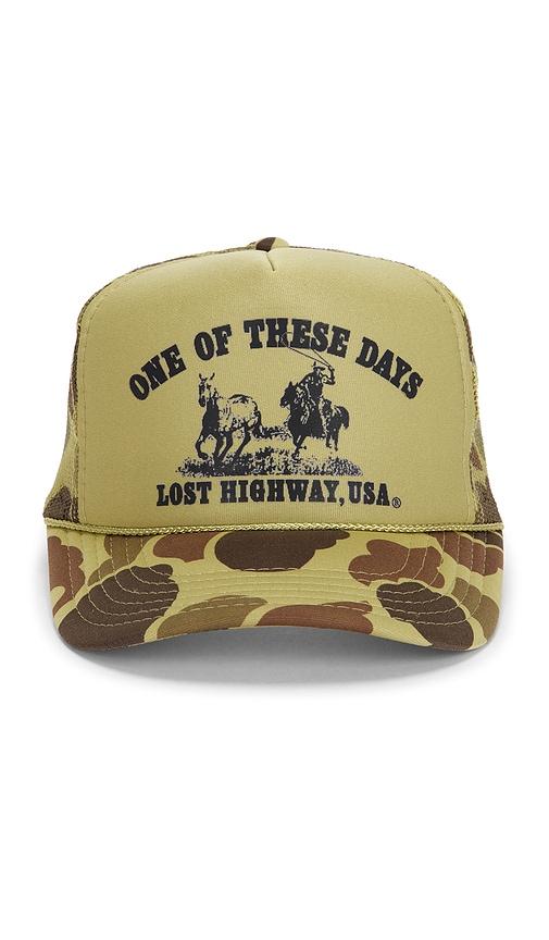 ONE OF THESE DAYS Lost Highway Trucker in Green by ONE OF THESE DAYS