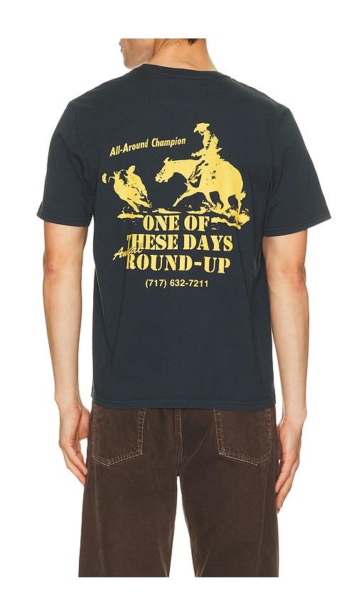 ONE OF THESE DAYS Round Up Tshirt in Black by ONE OF THESE DAYS