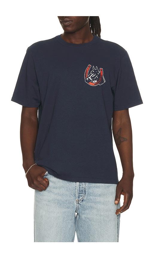ONE OF THESE DAYS Valley Riders Tshirt in Navy by ONE OF THESE DAYS
