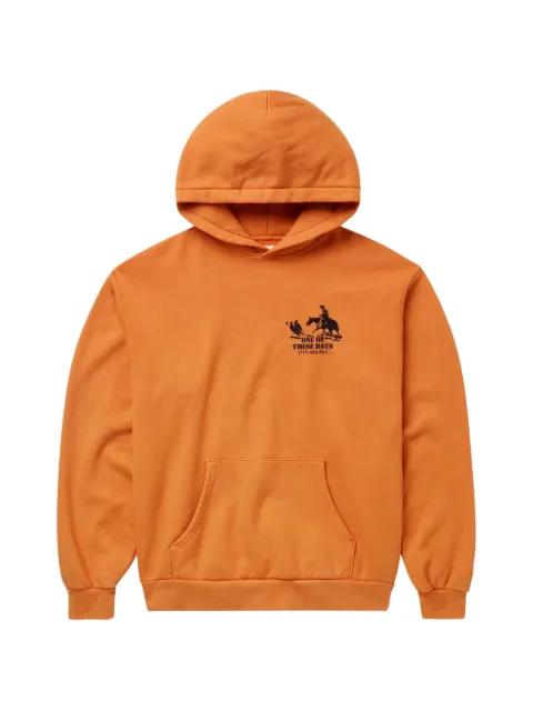 Round Up graphic-print hoodie by ONE OF THESE DAYS