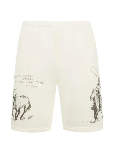 What Today Is For graphic-print shorts by ONE OF THESE DAYS