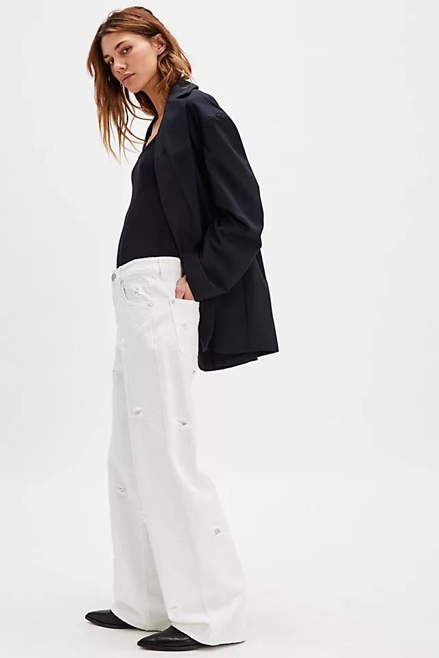 OneTeaspoon Jackson Textured Mid-Rise Jeans by ONE TEASPOON | FREE PEOPLE