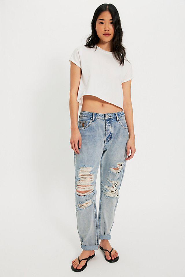 OneTeaspoon Messed Up Saints Boyfriend Jeans by ONE TEASPOON | FREE PEOPLE