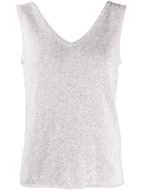 cut-out detail sleeveless top by ONEFIFTEEN