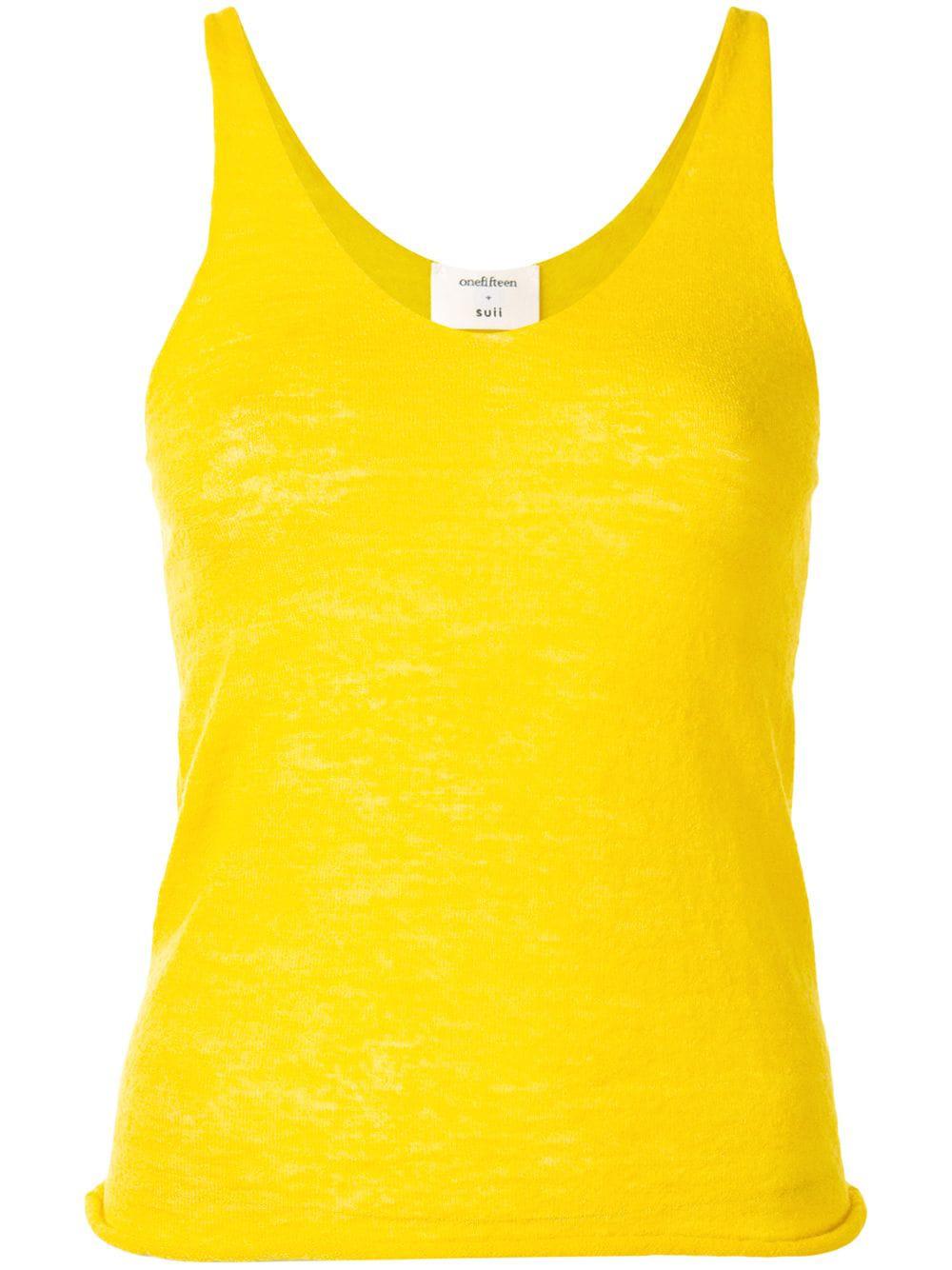 fine knit tank top by ONEFIFTEEN