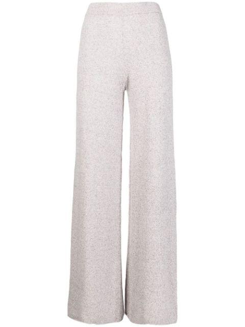 high-waist knitted trousers by ONEFIFTEEN