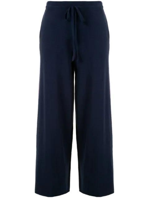 stripe side wide leg trousers by ONEFIFTEEN