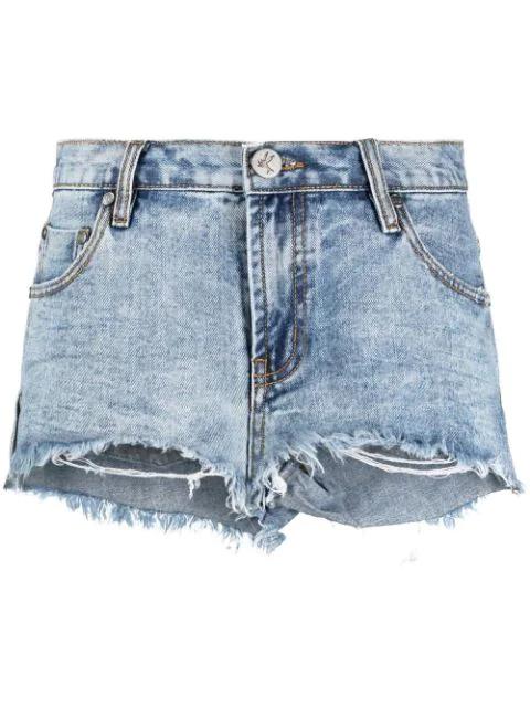 Hollywood Marlons denim shorts by ONETEASPOON