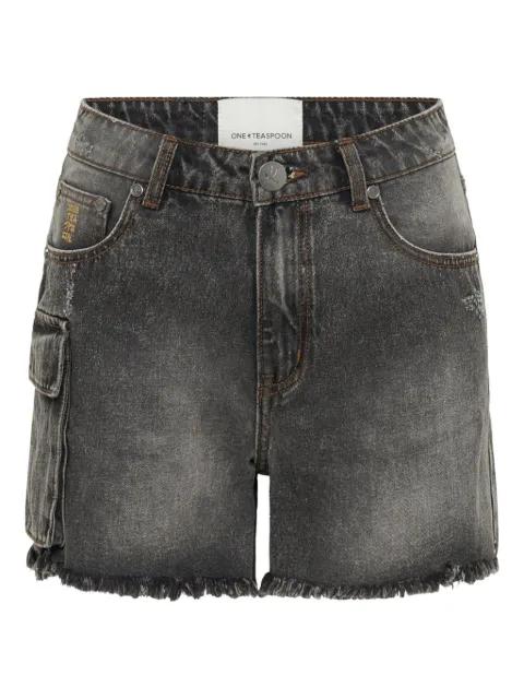 Legends frayed cargo shorts by ONETEASPOON