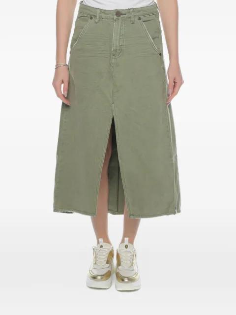 Mrs Carter denim midi skirt by ONETEASPOON