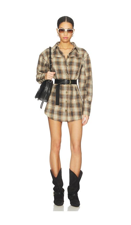 One Teaspoon Drifters Fitted Shacket in Brown by ONETEASPOON