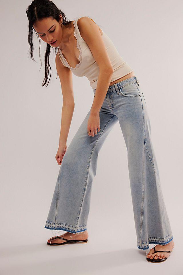 OneTeaspoon Johnnies Low-Waist Wide-Leg Jeans by ONETEASPOON