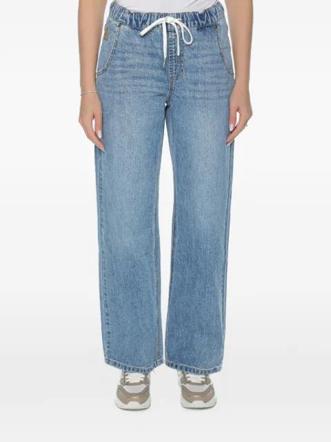 Roadhouse drawstring-waist jeans by ONETEASPOON