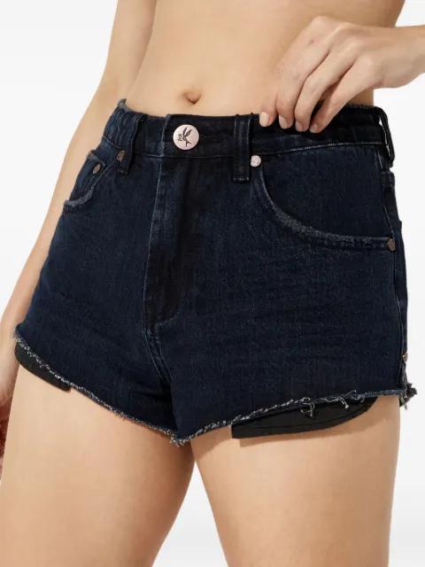 The One raw-edge shorts by ONETEASPOON