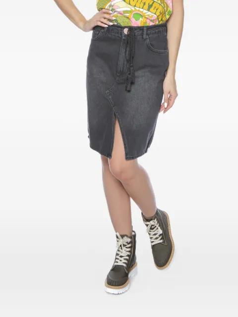 Trucker front-slit midi skirt by ONETEASPOON