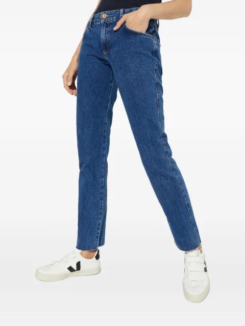 Truckers raw-edge jeans by ONETEASPOON