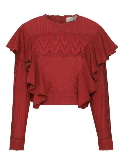 Victoria ruffled blouse by ONETEASPOON