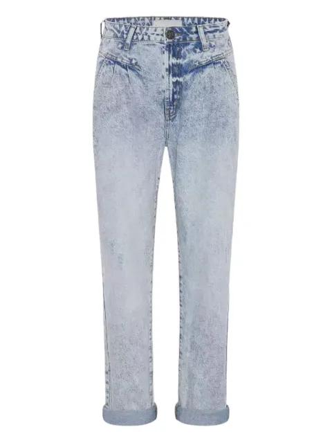 button-fastening jeans by ONETEASPOON