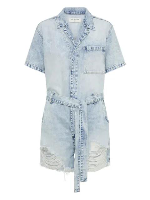 frayed belted playsuits by ONETEASPOON