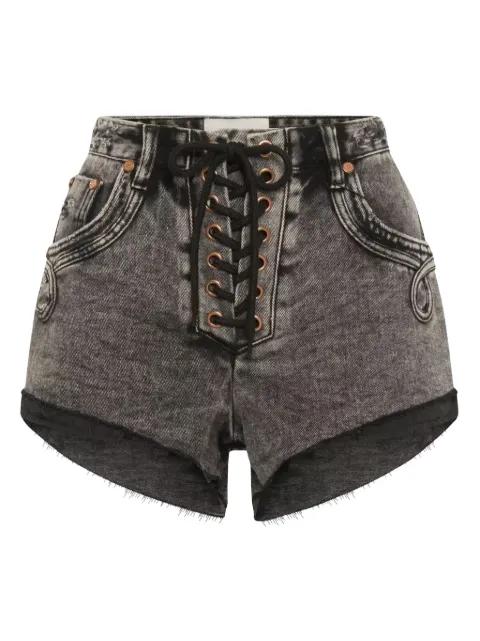 lace-up shorts by ONETEASPOON