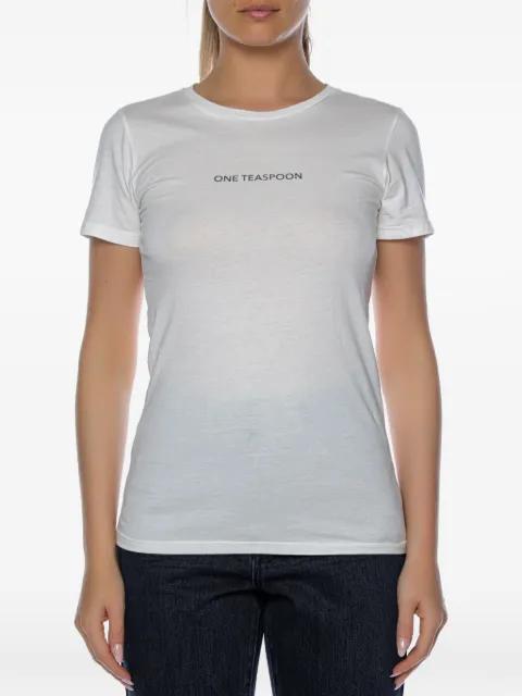 logo-print T-shirt by ONETEASPOON