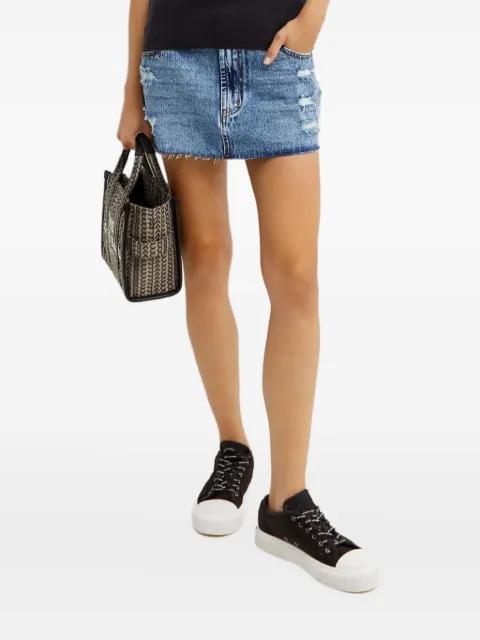 mini denim skirt by ONETEASPOON
