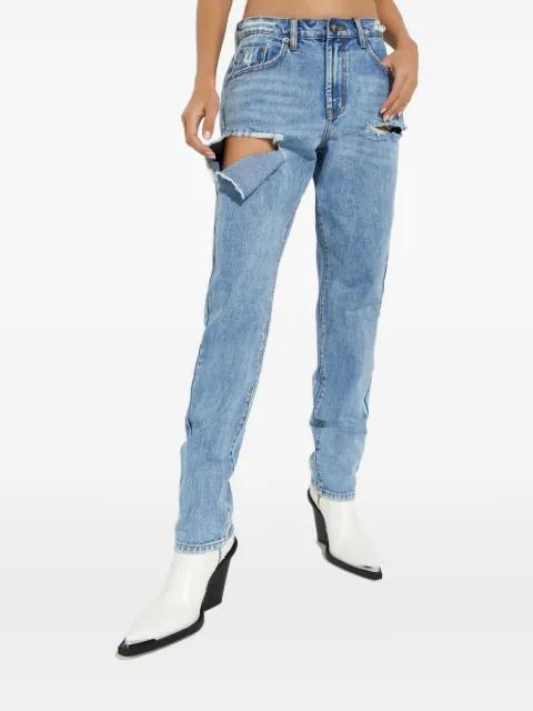 ripped-details jeans by ONETEASPOON
