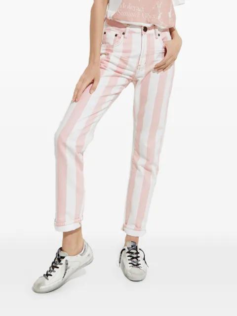 x Moliera 2 striped straight jeans by ONETEASPOON