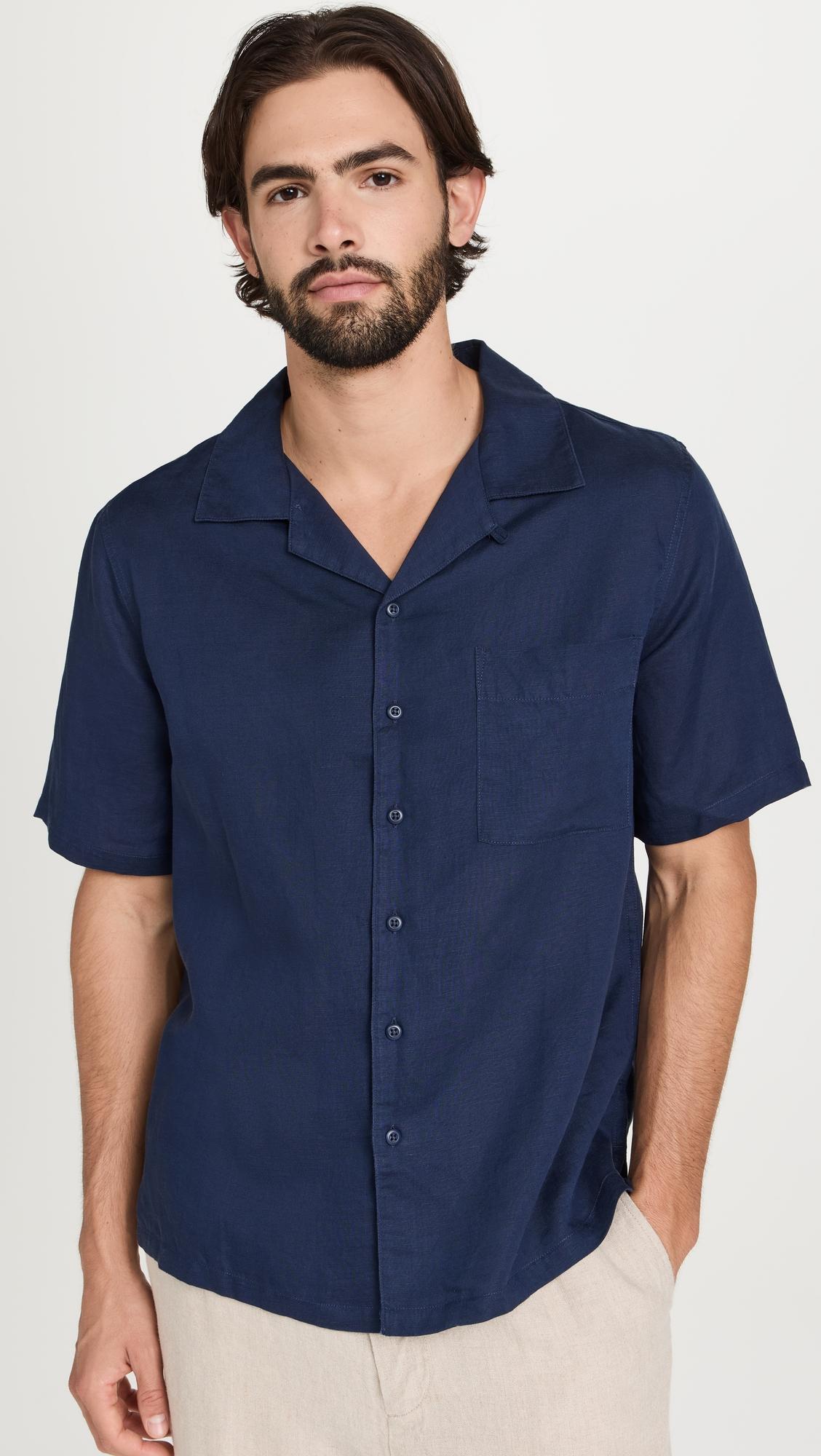 Air Linen Convertible Vacation Shirt by ONIA