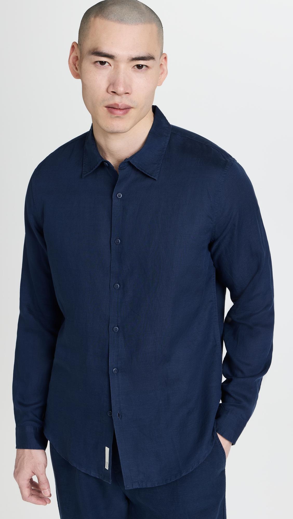 Air Linen Long Sleeve Shirt by ONIA
