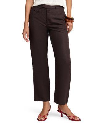 Air Linen Mid-Rise Pant by ONIA