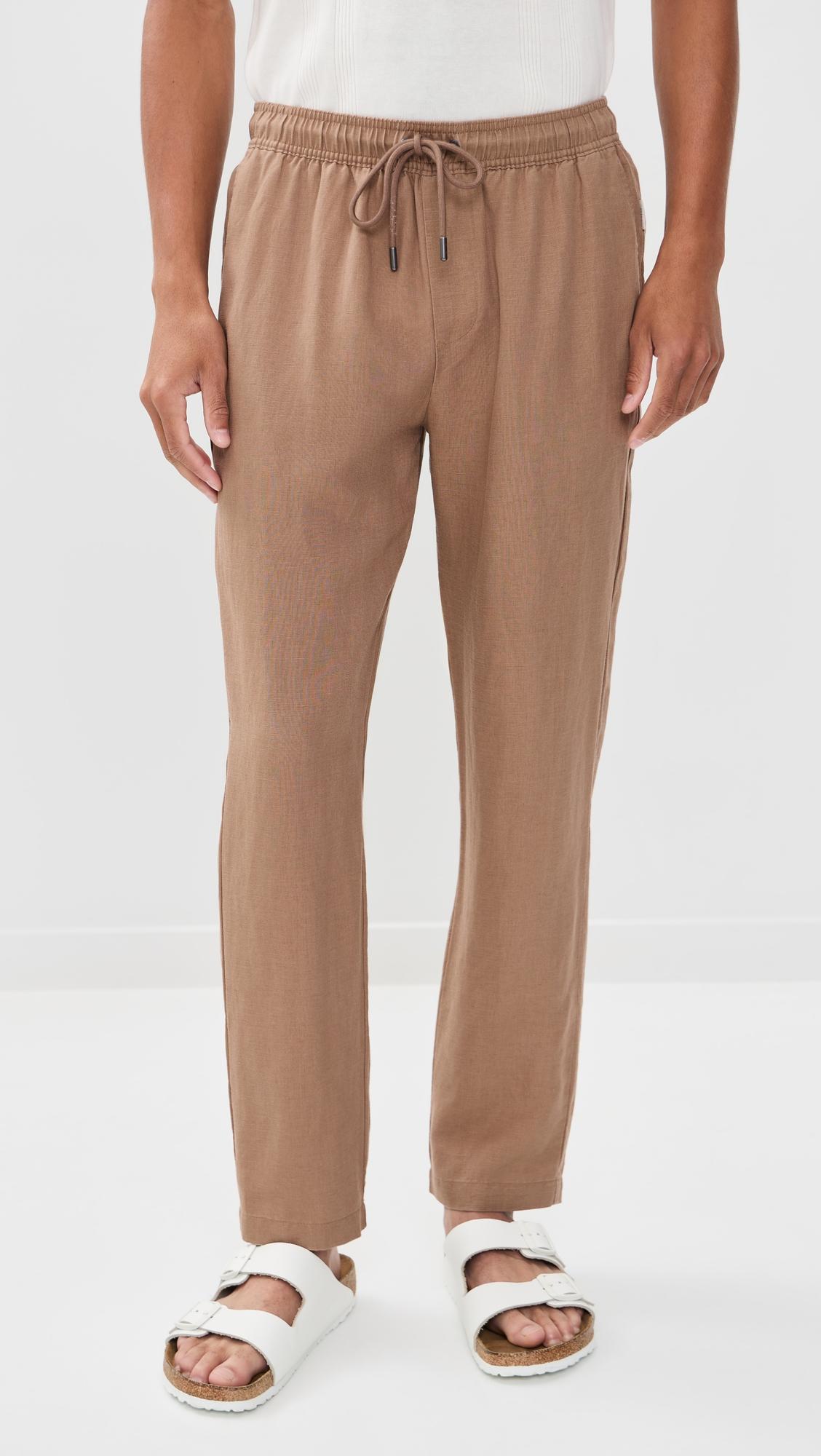 Air Linen Pull-On Pants by ONIA