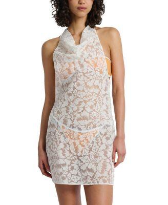 Burnout Cowl Mini Dress by ONIA