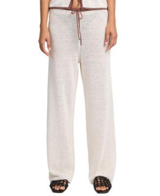 Linen Knit Drawstring Pant by ONIA