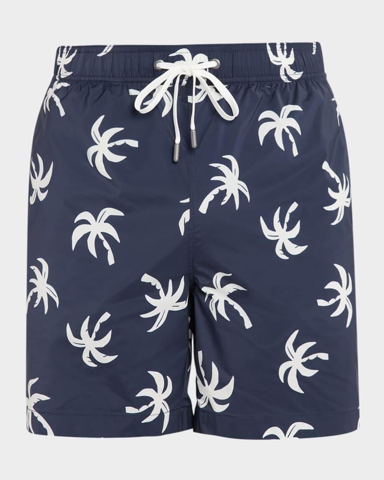 Men's Charles 7" Inseam Palms Swim Trunks by ONIA